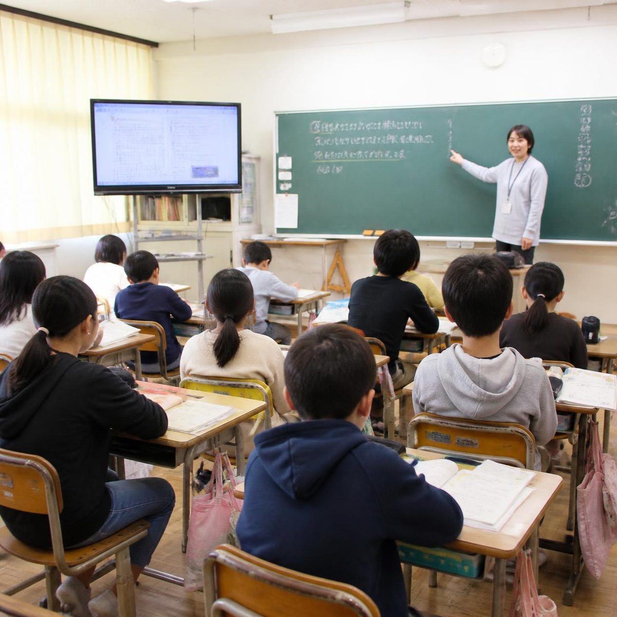 自己肯定感の授業の様子